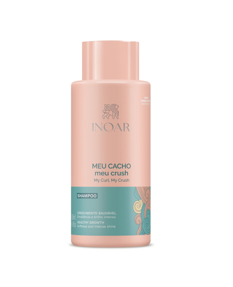 INOAR Meu Cacho Meu Crush Shampoo - šampūnas garbanotiems plaukams 500 ml