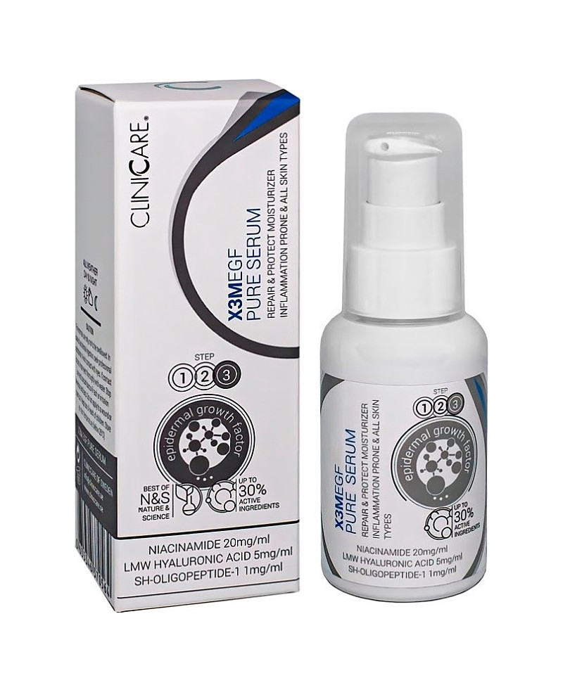 CLINICCARE X3MEGF Pure serumas 50ml.