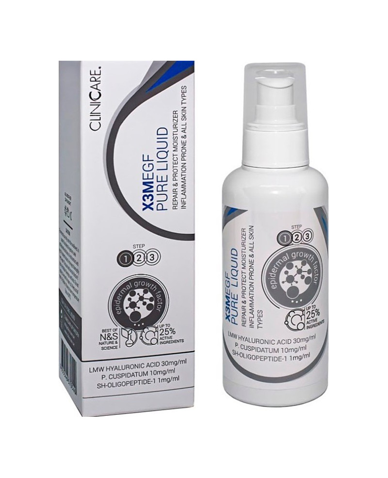 CLINICCARE X3MEGF pure tonikas 100ml.