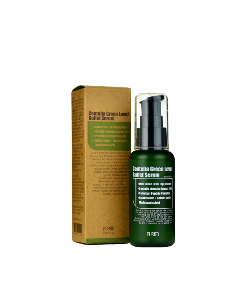 Purito Centella Green level Buffet peptidų serumas 60ml