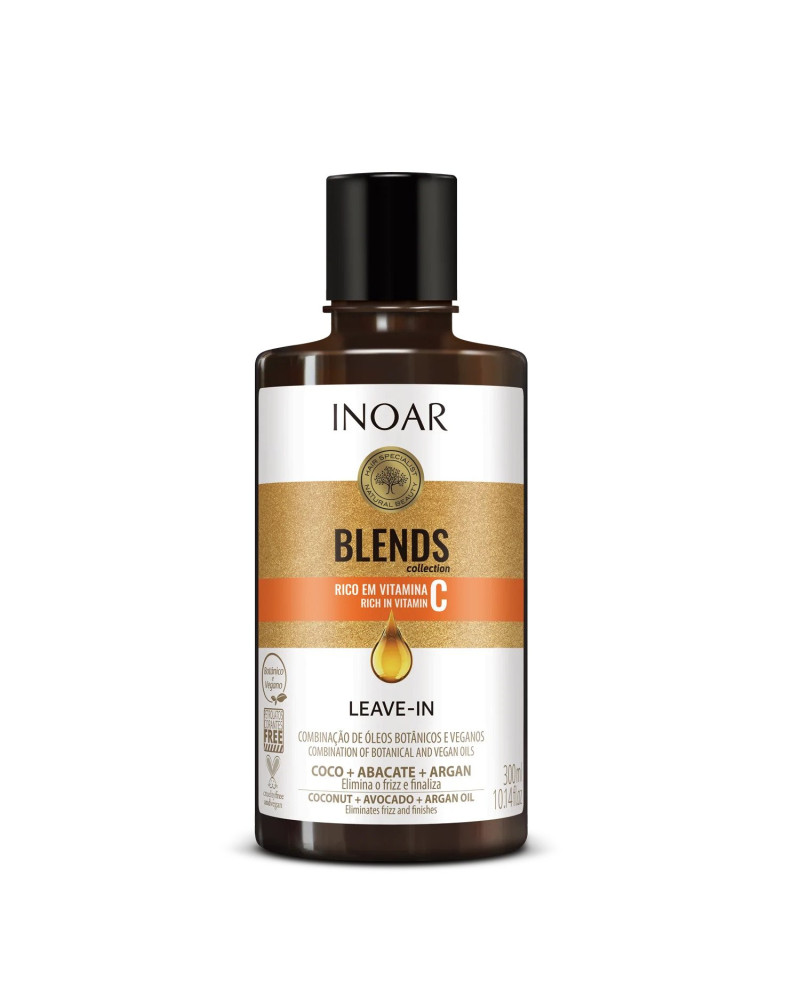 INOAR Blends Leav-in - nenuplaunamas balzamas su vitaminu C 300 ml