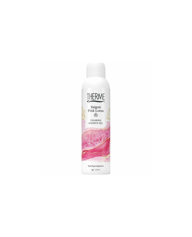 Therme Saigon Pink Lotus dušo putos, 200 ml.