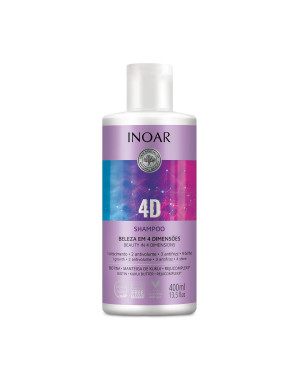 INOAR 4D Shampoo - 4 dimensijų šampūnas 400 ml.