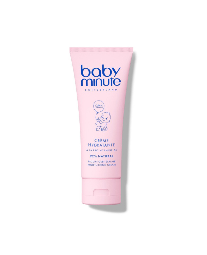 Baby minute drėkinamasis veido kremas su pantenoliu 75ml.