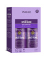 INOAR Speed Blond Duo Kit - priemonių rinkinys šviesiems plaukams 2x250 ml