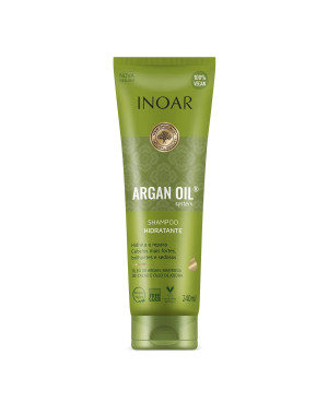 INOAR Argan Oil Shampoo - intensyviai drėkinatis šampūnas su Argano aliejumi 240 ml