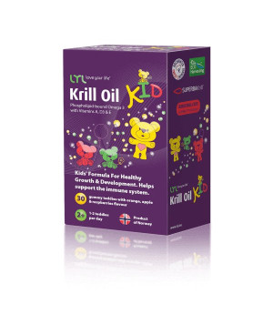 LYL Krill Oil Guminukai su Omega3 ir Vitaminais