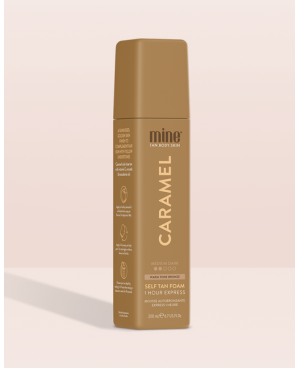 Mine tan caramel savaiminio įdegio putos 200ml.