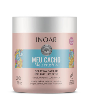 INOAR Meu Cacho Meu Crush Hair Jelly - garbanų formavimo gelis 500 g