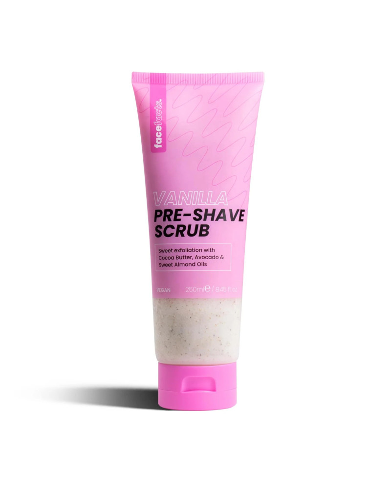 Face facts Pre Shave Vanilla šveitiklis prieš skutimąsi 250ml