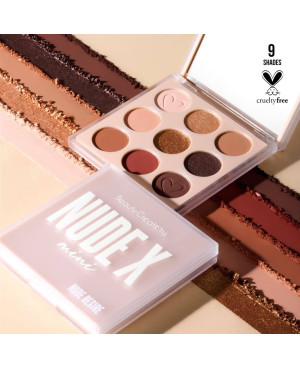 Beauty creations Nude x mini universali šešėlių paletė