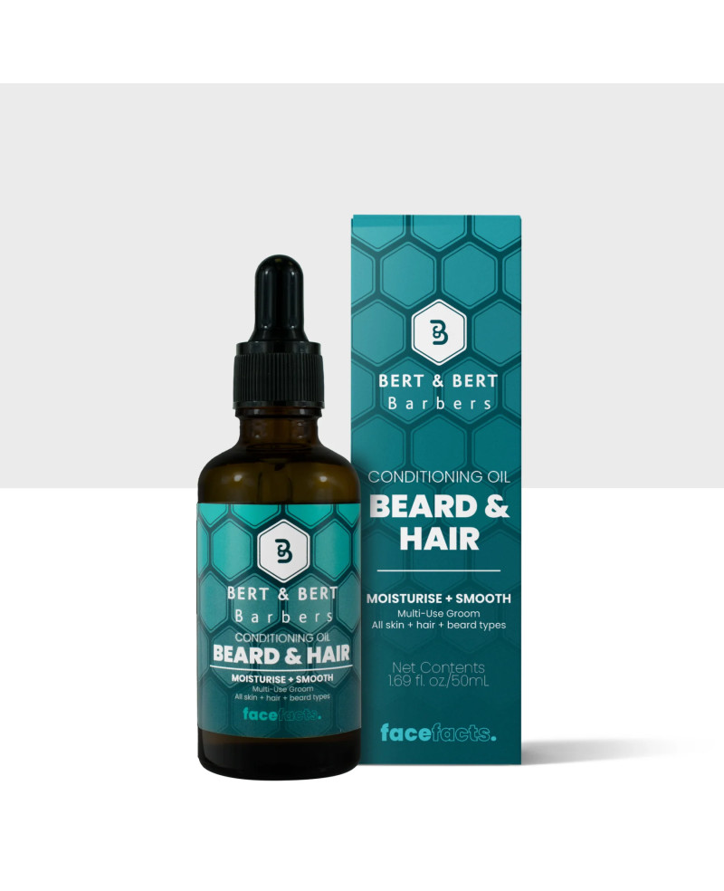 Face facts barzdos ir plaukų aliejus vyrams 50ml