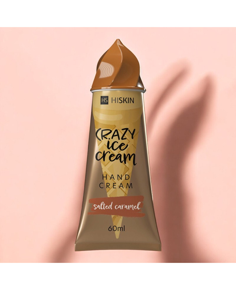 Crazy body ice cream rankų kremas "Salted caramel" 60ml