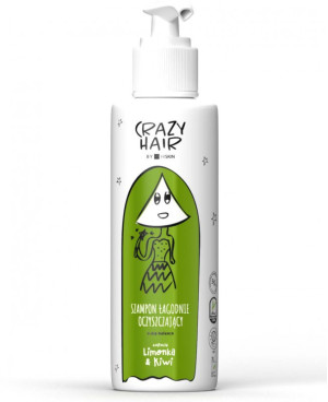 Crazy hair švelniai valomasis šampūnas lime&amp;kiwi 300ml