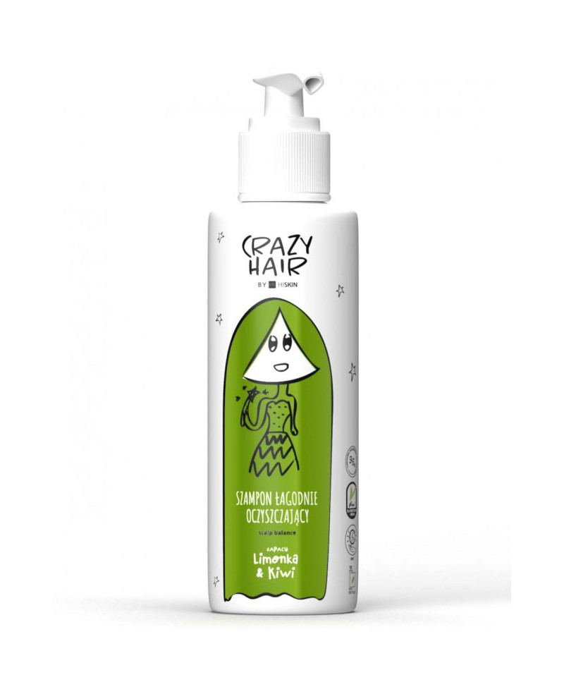 Crazy hair švelniai valomasis šampūnas lime&amp;kiwi 300ml