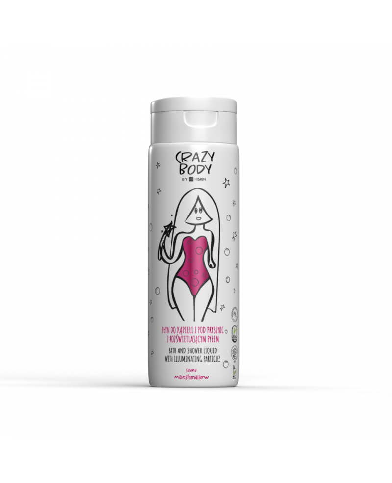 Crazy body švytintis kūno prausiklis "Marshmallow" 250ml