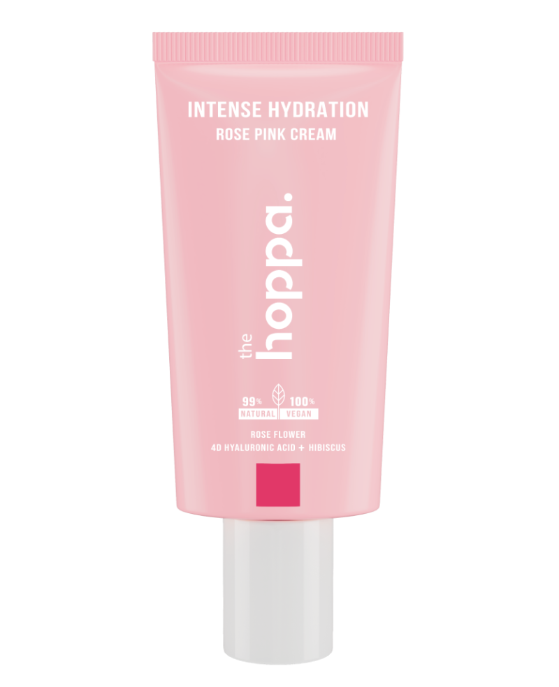 Hoppa Hydration rose intensyviai drėkinantis kremas 50ml.