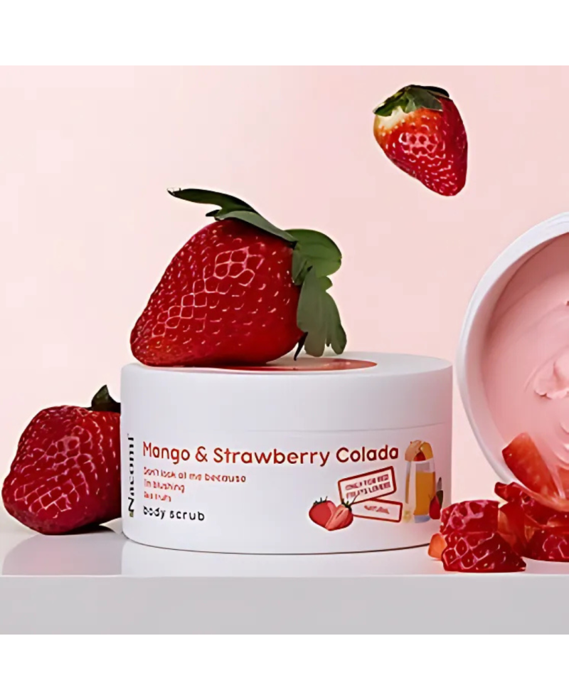 Nacomi drėkinamasis kūno sviestas mango&strawberry colada 100ml.