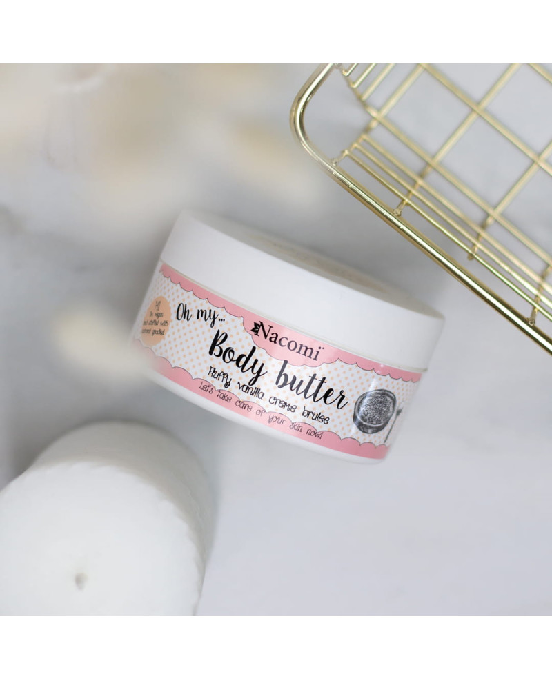 Nacomi kūno sviestas vanilla&creme brulee 100ml.