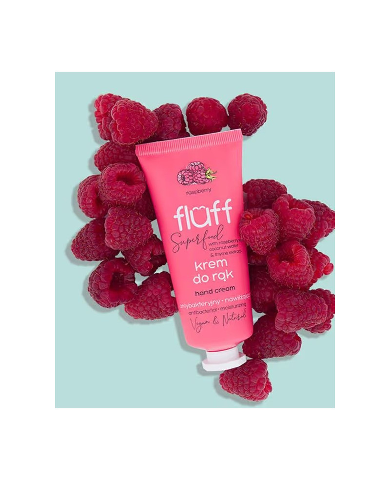 Fluff antibakterinis rankų kremas “avietė” 50ml.