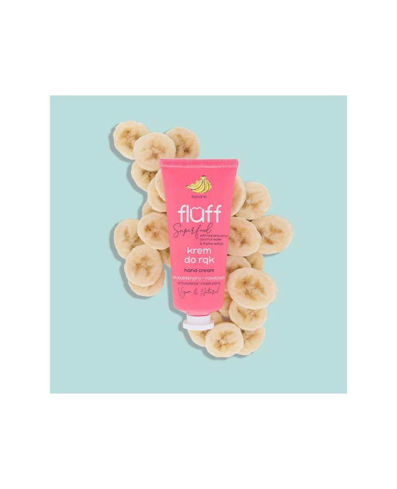 Fluff antibakterinis rankų kremas “bananas” 50ml.