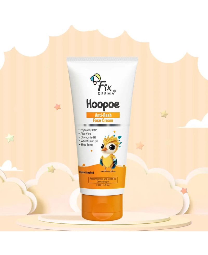 Fixderma Hoopoe “anti rash” veido kremas vaikams ir kūdikiams 50g.