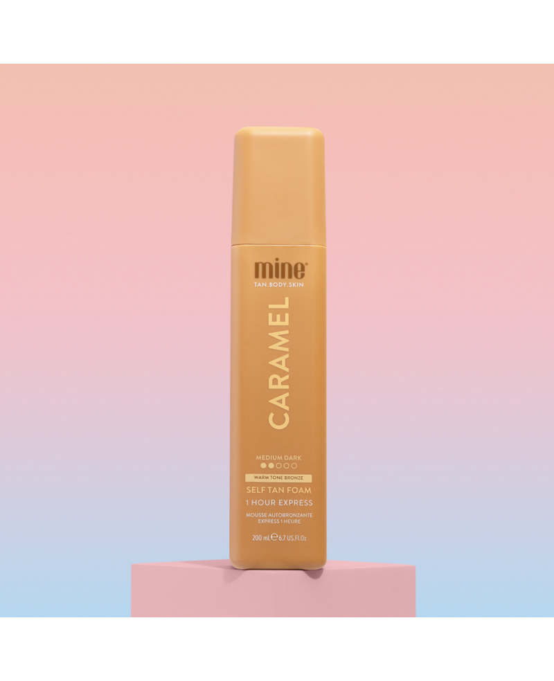 Mine tan caramel savaiminio įdegio putos 200ml.