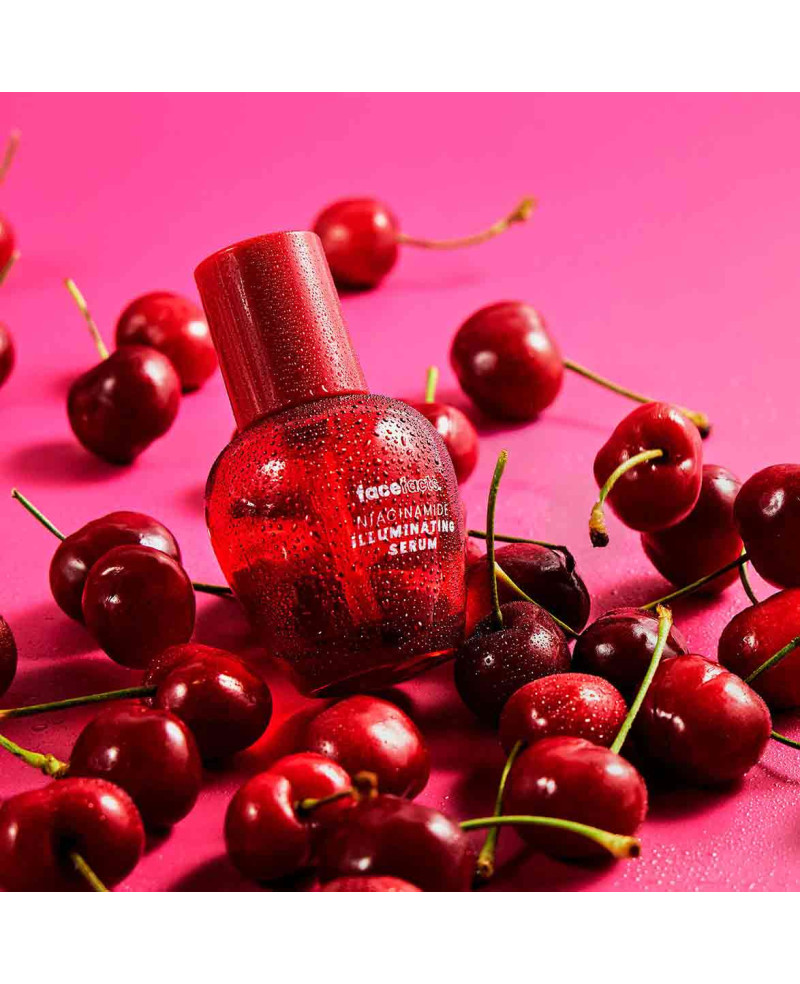 Face Facts Cherry Bliss Niacinamide Illuminating serumas 30ml.