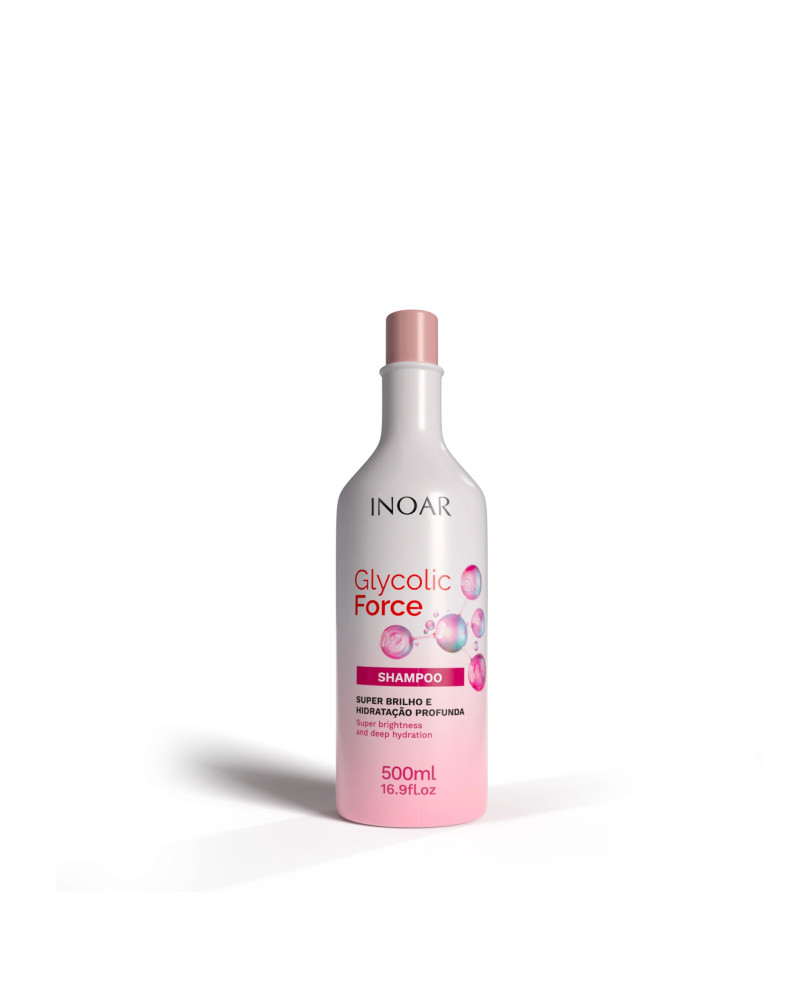 INOAR Glycolic Force Shampoo - šampūnas porėtam plaukui