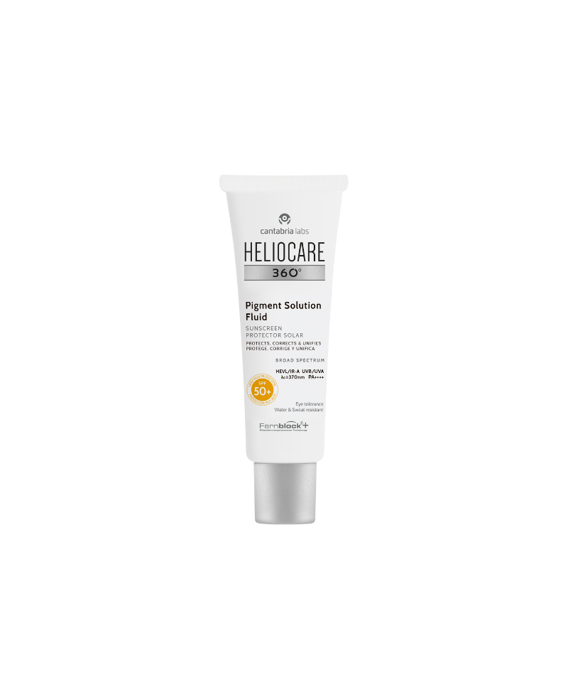 Cantabria Labs Heliocare 360 Pigment Solution Fluidas SPF50+, 50ml.