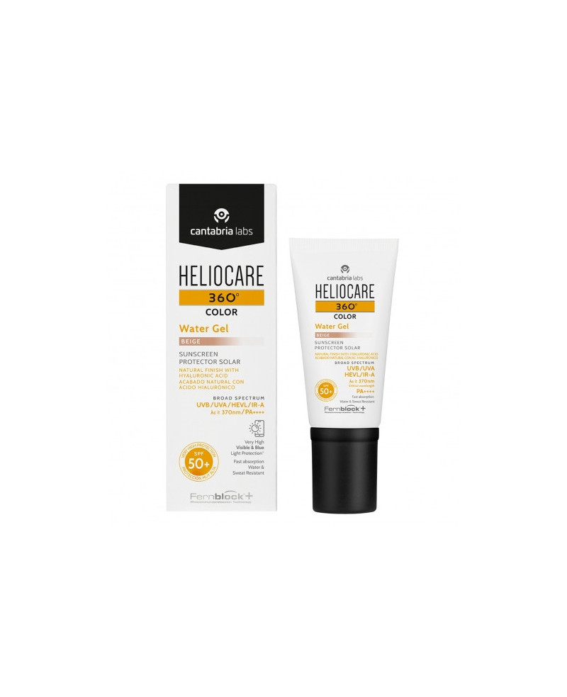 Cantabria Labs Heliocare 360 Water Gelis SPF50+ (Beige), 50ml.