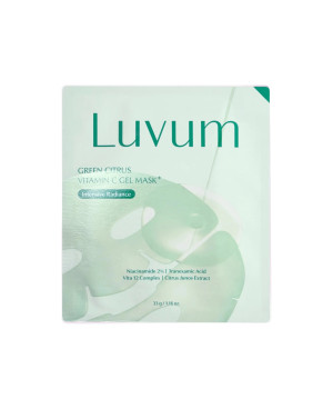 Luvum green citrus mask plus gelinė veido kaukė 1vnt.