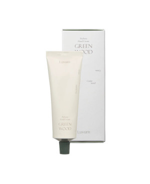 Luvum perfume hand cream “green wood” prabangus rankų kremas 50ml.