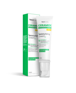 Face facts Ceramide skin barrier drėkinamasis kremas SPF30 50ml.