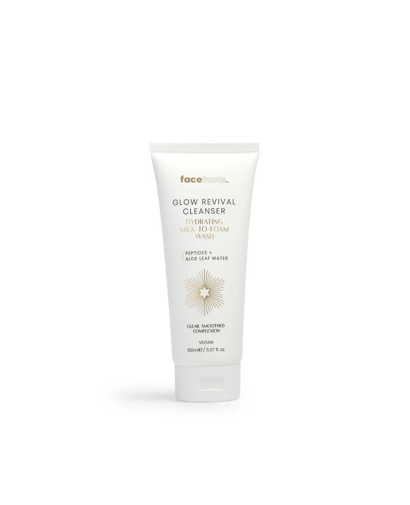 Face facts glow revival švelnus kreminis veido prausiklis 150ml.