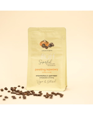 Fluff kūno šveitiklis “kava ir mandarinas” šventinis kvapas 100g