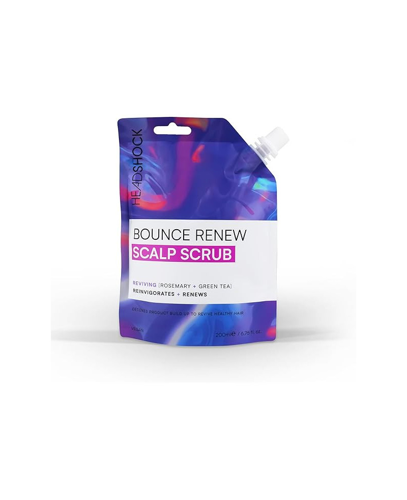 Headshock Bounce Renew Scalp Scrub - Rosemary & Green Tea