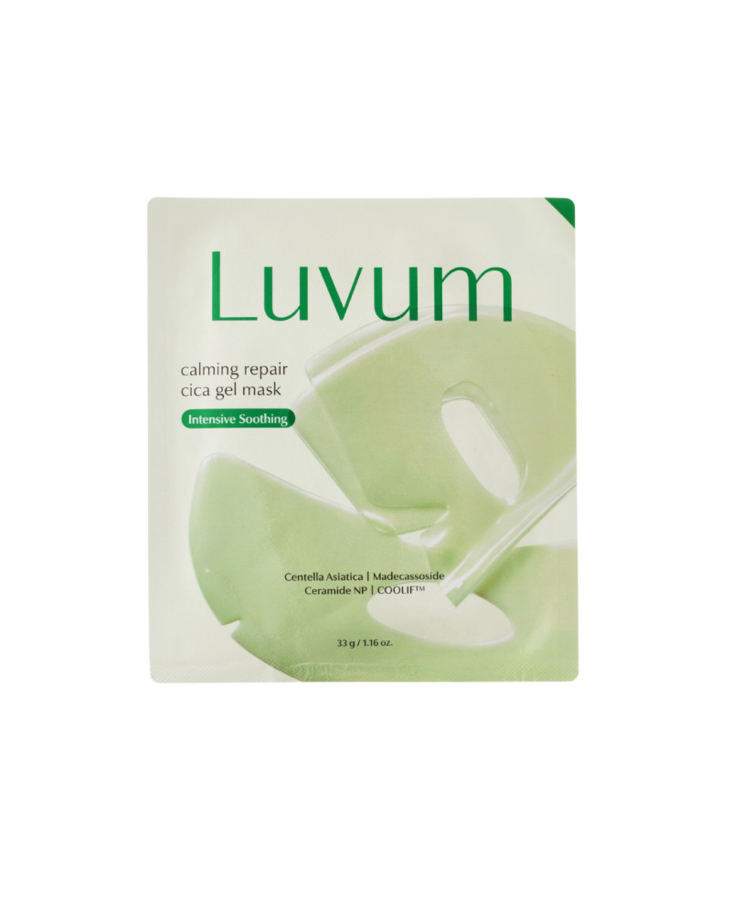Luvum “calming repair” gelinio lakšto kaukė