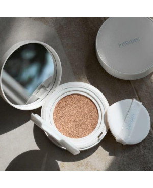 Luvum moisture glow cushion drėkinamasis makiažo pagrindas SPF50+ PA++++ 15g.