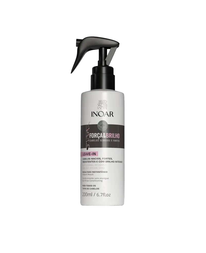 INOAR Forca & Brilho Leave-in - nenuplaunamas kondicionierius 200 ml.