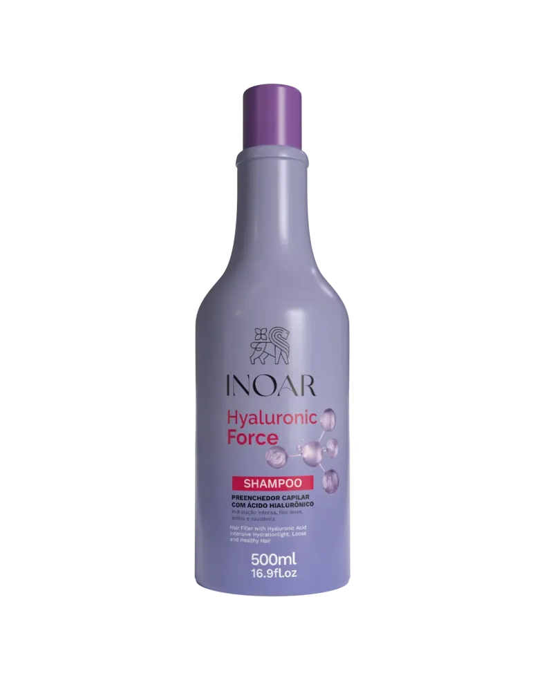 INOAR Hyaluronic Force Shampoo - intensyviai drėkinantis šampūnas