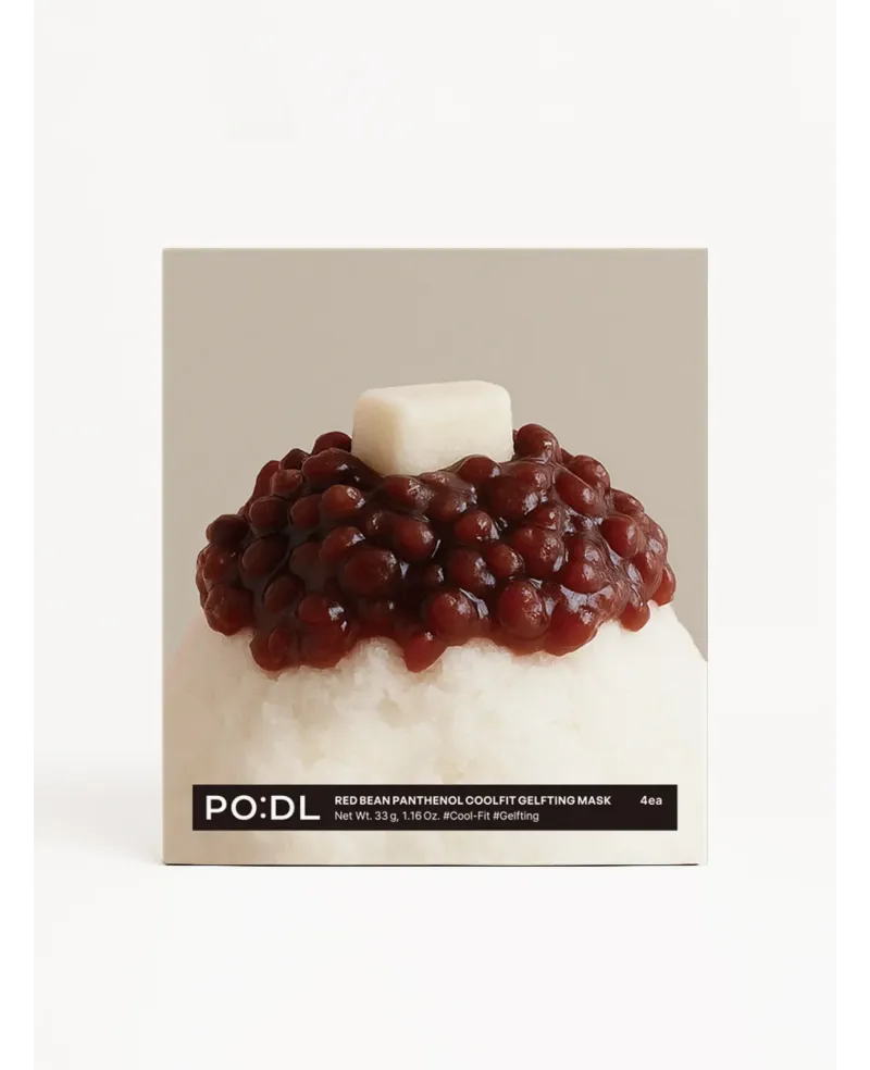 PO:DL red bean panthenol stangrinamoji hidrogelio kaukė