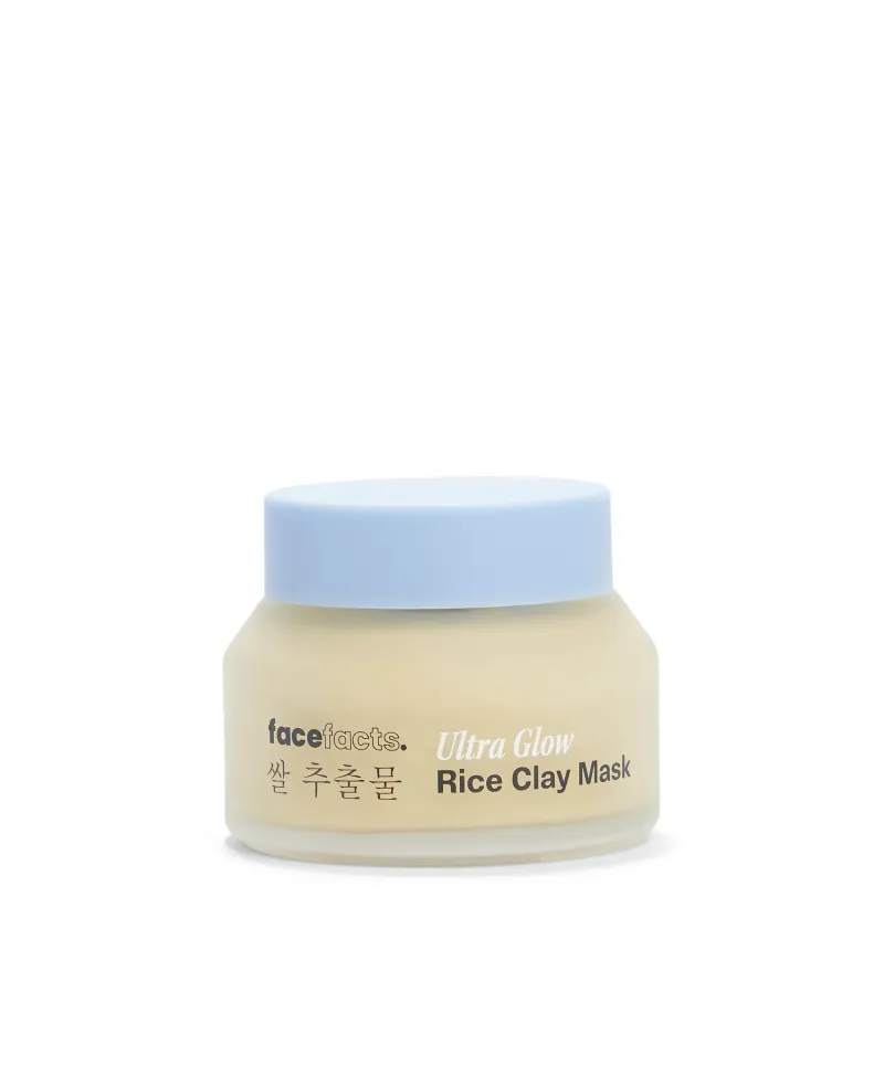 Face facts ultra glow kreminė molio kaukė 50ml.