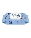 K-MOM 99.9% Pure Aqua Wipes drėgnos servetėlės, 60 vnt.