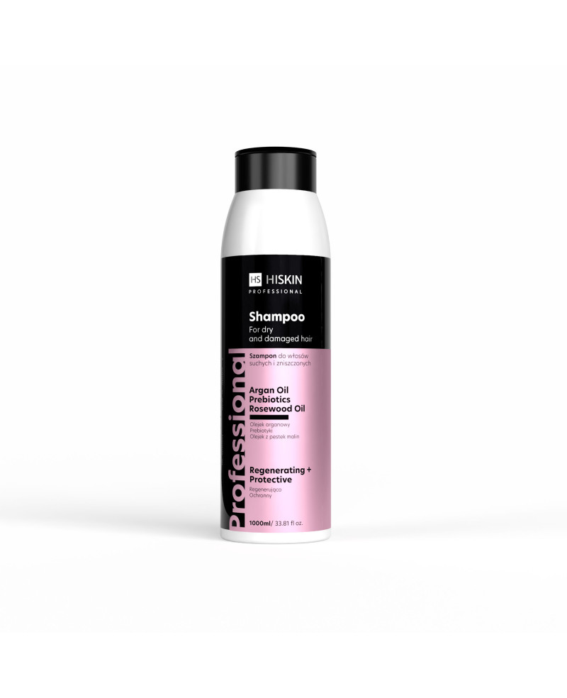 Hiskin PROFESSIONAL šampūnas sausiems ir pažeistiems plaukams 1000ml.