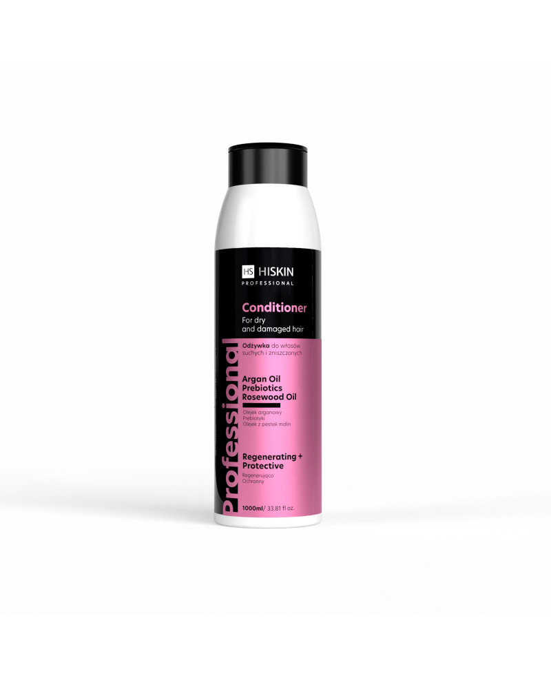 Hiskin PROFESSIONAL kondicionierius sausiems ir pažeistiems plaukams 1000ml.