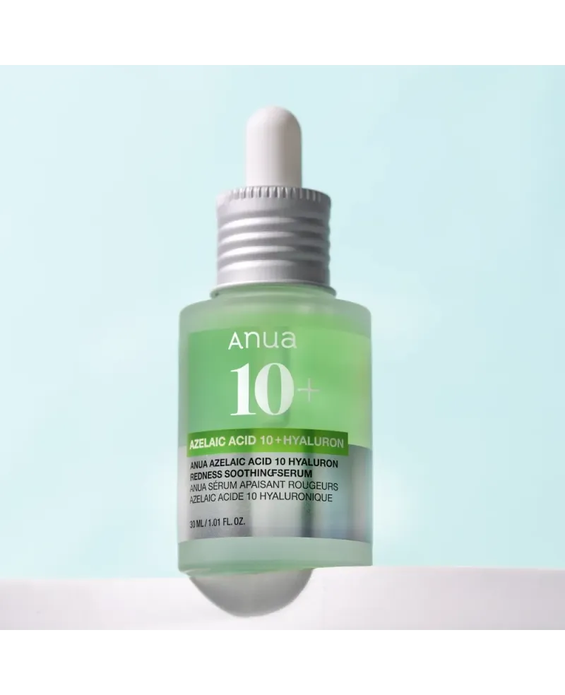 Anua Azelaic Acid 10 Hyaluron Redness Soothing Serum - veido serumas, 30 ml.