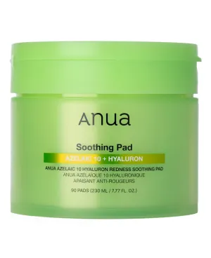 Anua Azelaic 10 Hyaluron Redness Soothing Pad tonizuojantys padeliai, 90 vnt. / 230 ml.