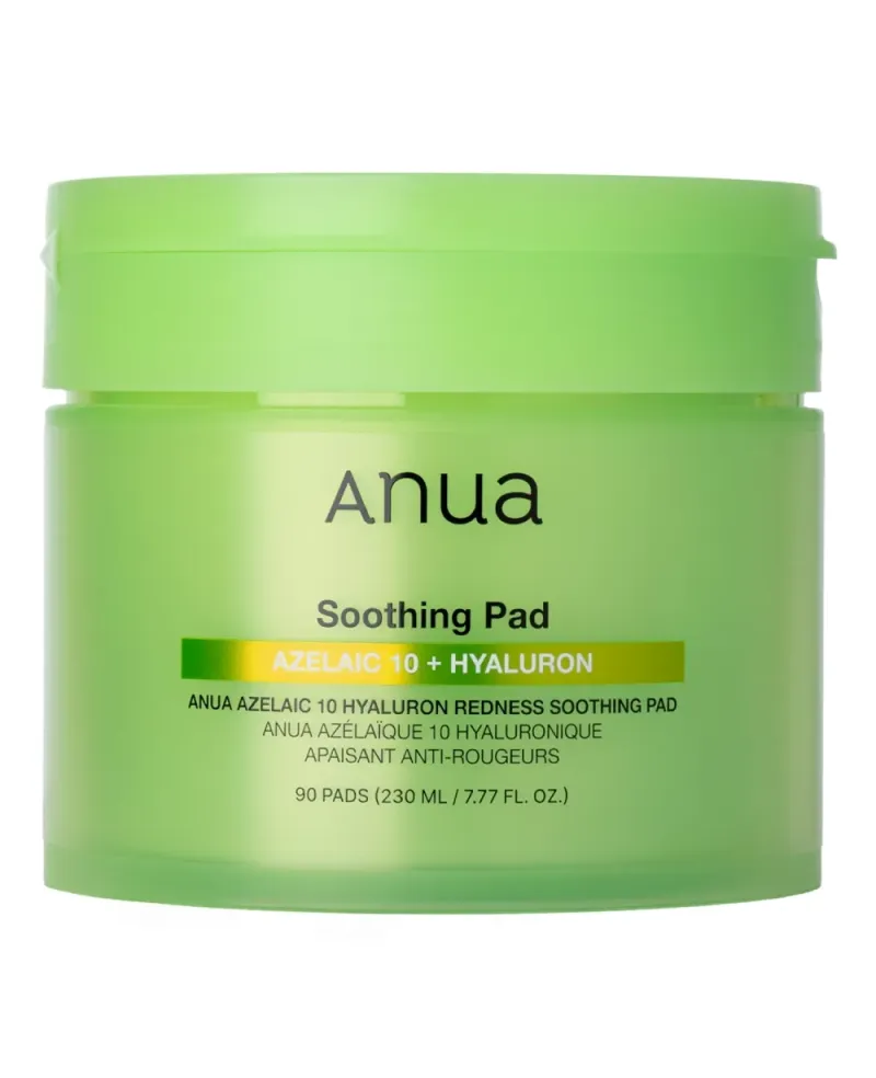 Anua Azelaic 10 Hyaluron Redness Soothing Pad tonizuojantys padeliai, 90 vnt. / 230 ml.