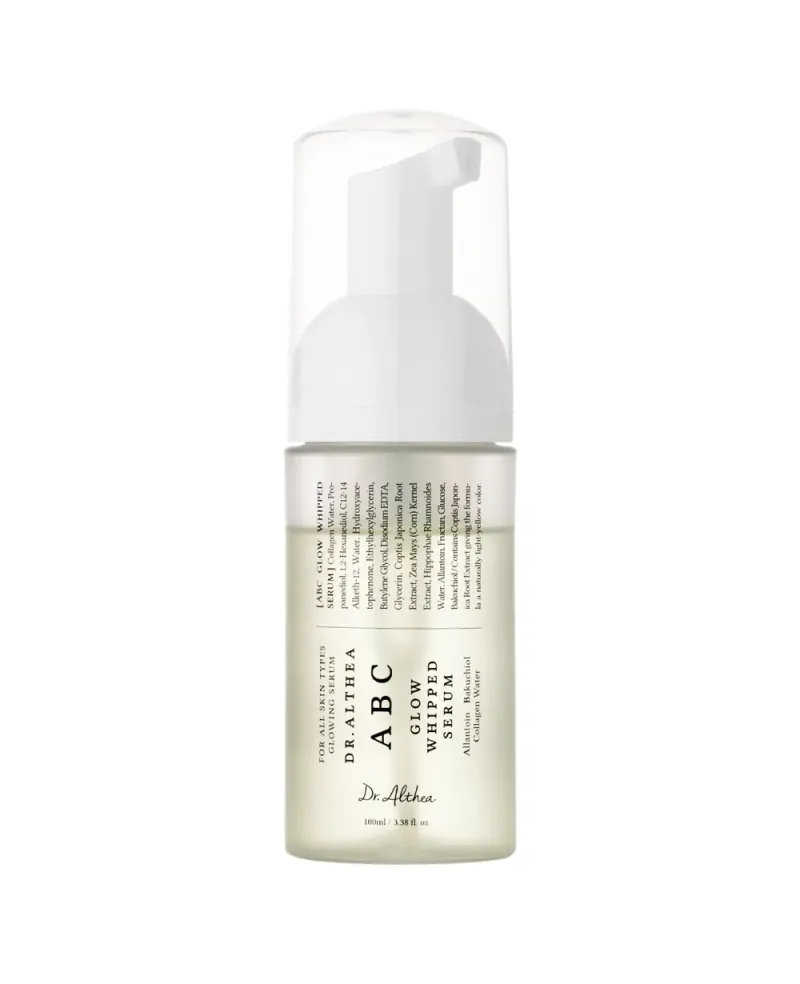 Dr. Althea ABC Glow Whipped Serum - putų konsistencijos veido serumas, 100 ml.